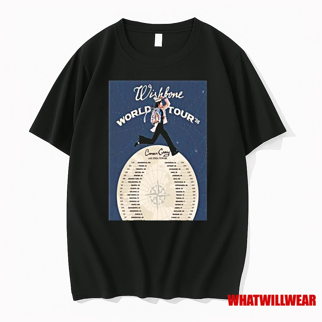 Conan Gray Wishbone World Tour 2026 Shirts