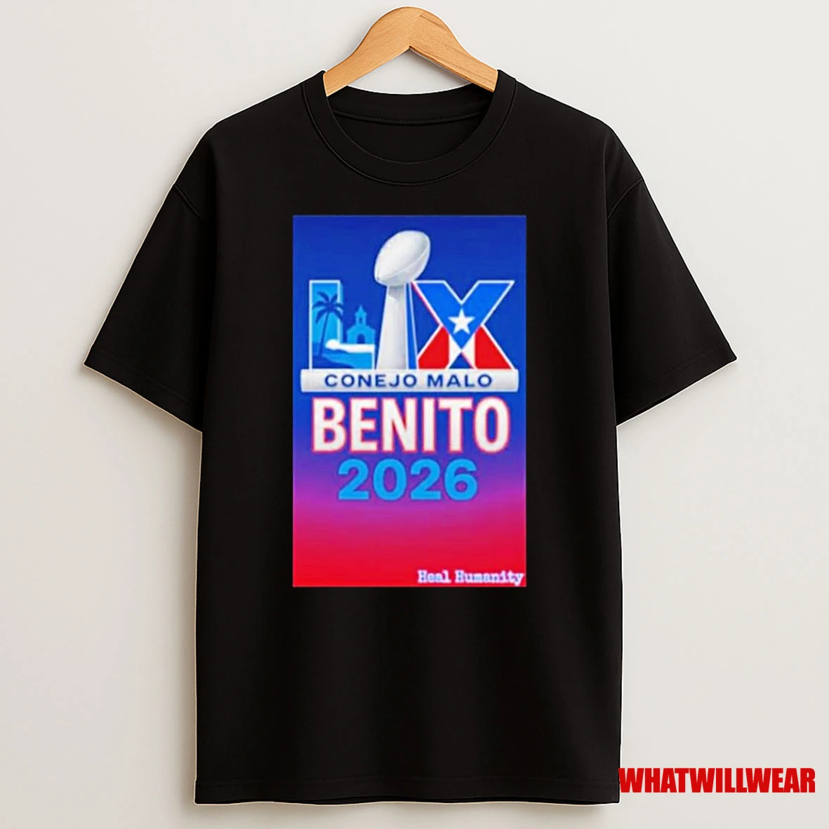 Conejo Malo Bad Bunny Super Bowl Logo Shirts