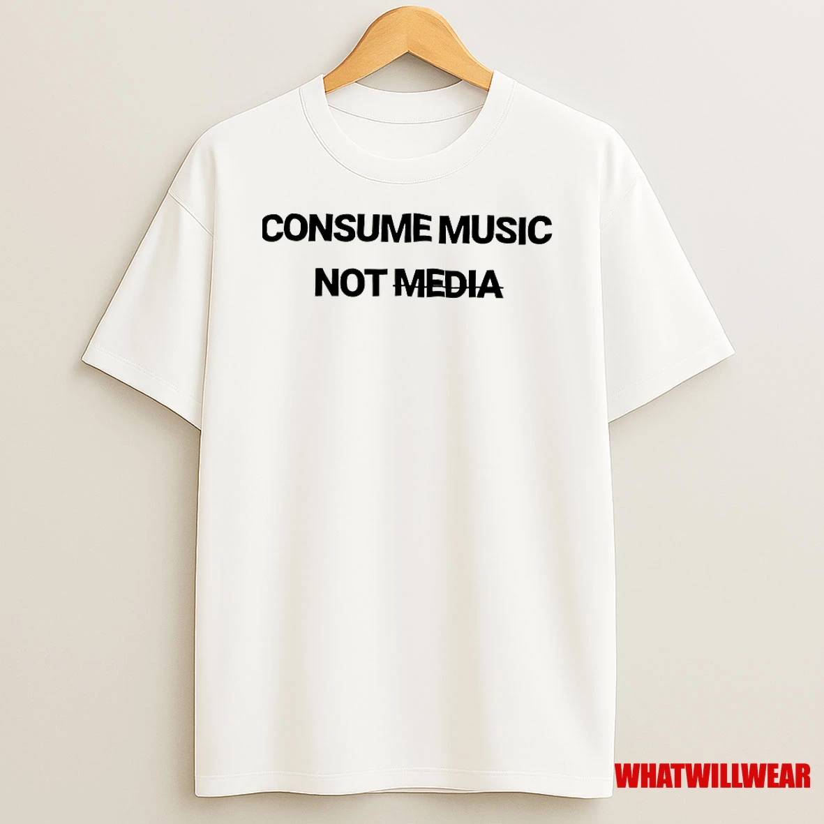 Consume Music Not Media Shirts