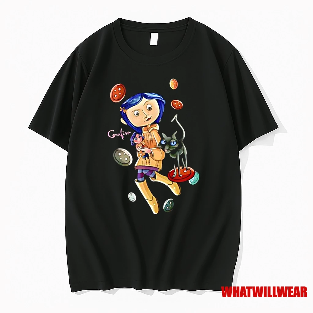 Coraline Animated Film Character Shirts