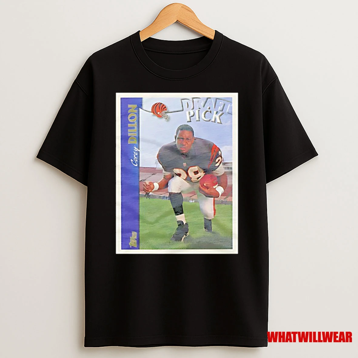 Corey Dillon Cincinnati Bengals 1997 Nfl Football Card Shirts