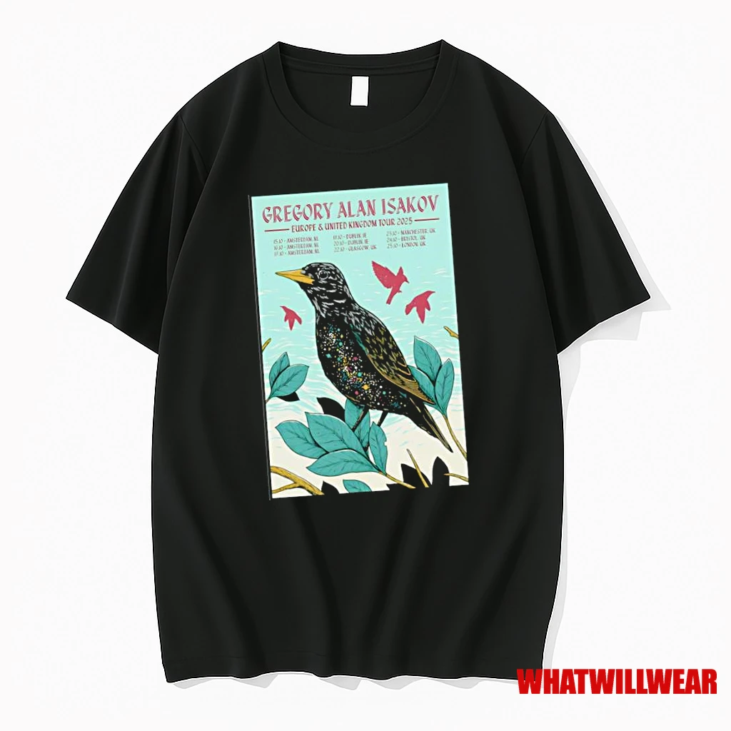 Cow Gregory Alan Isakov Europe And Uk 2025 Tour Shirts
