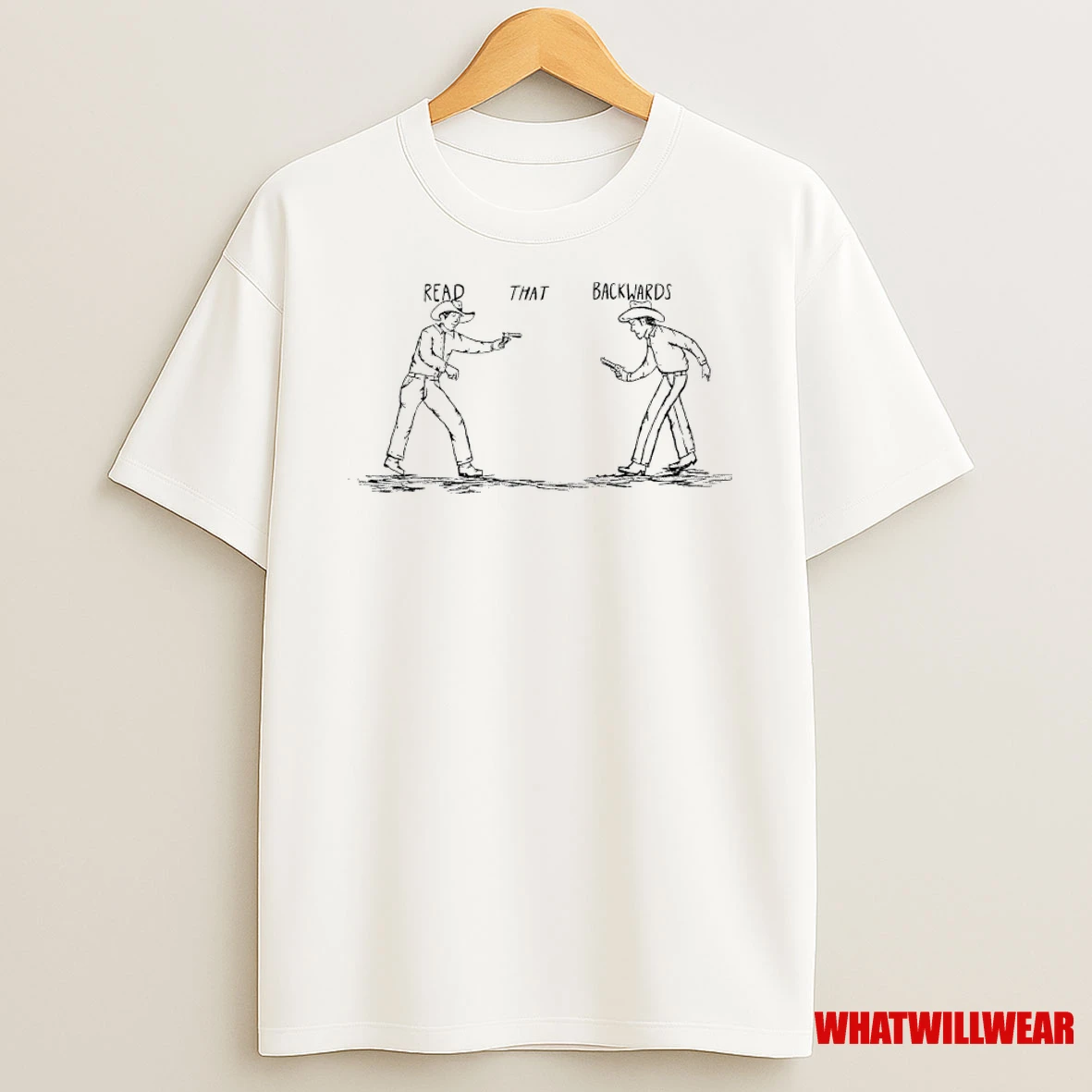 Cowboy Worry Kills Backwards Shirts