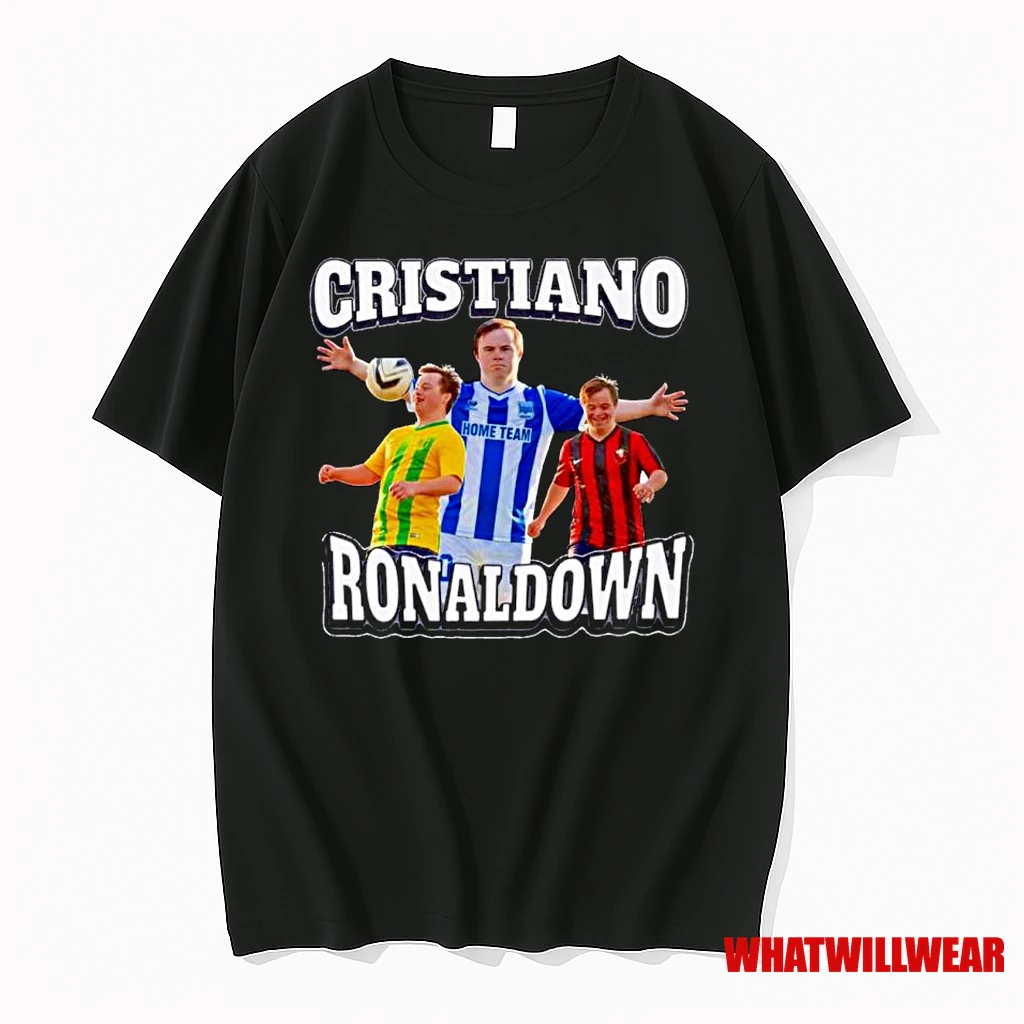 Cristiano Ronaldown Cristiano Ronaldo X Down Funny Ornaments Shirts