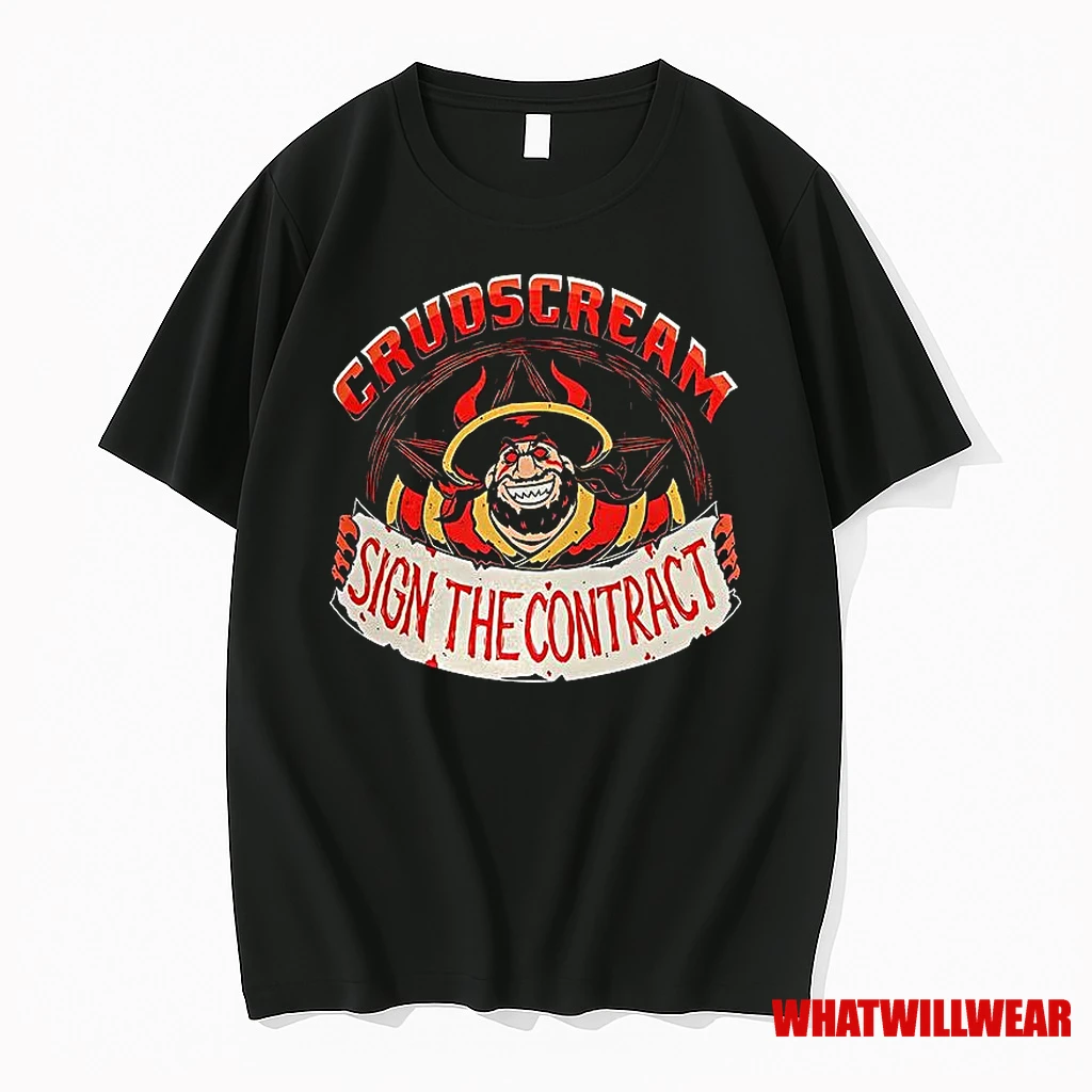 Crudscream Sign The Contract Shirts