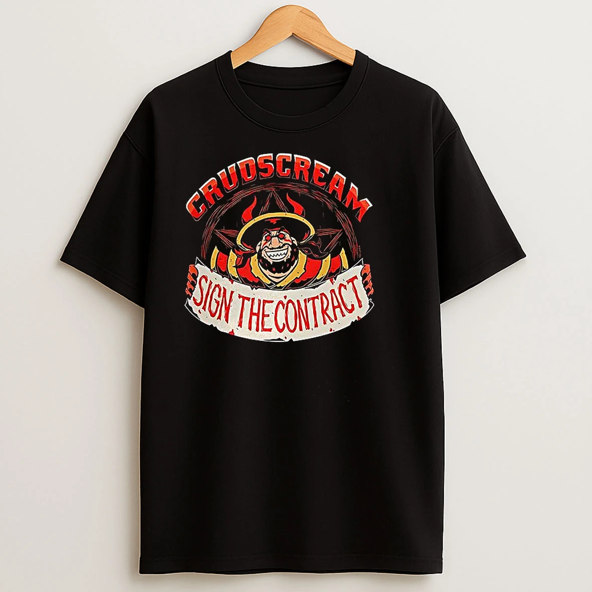 Crudscream Sign The Contract T Shirts