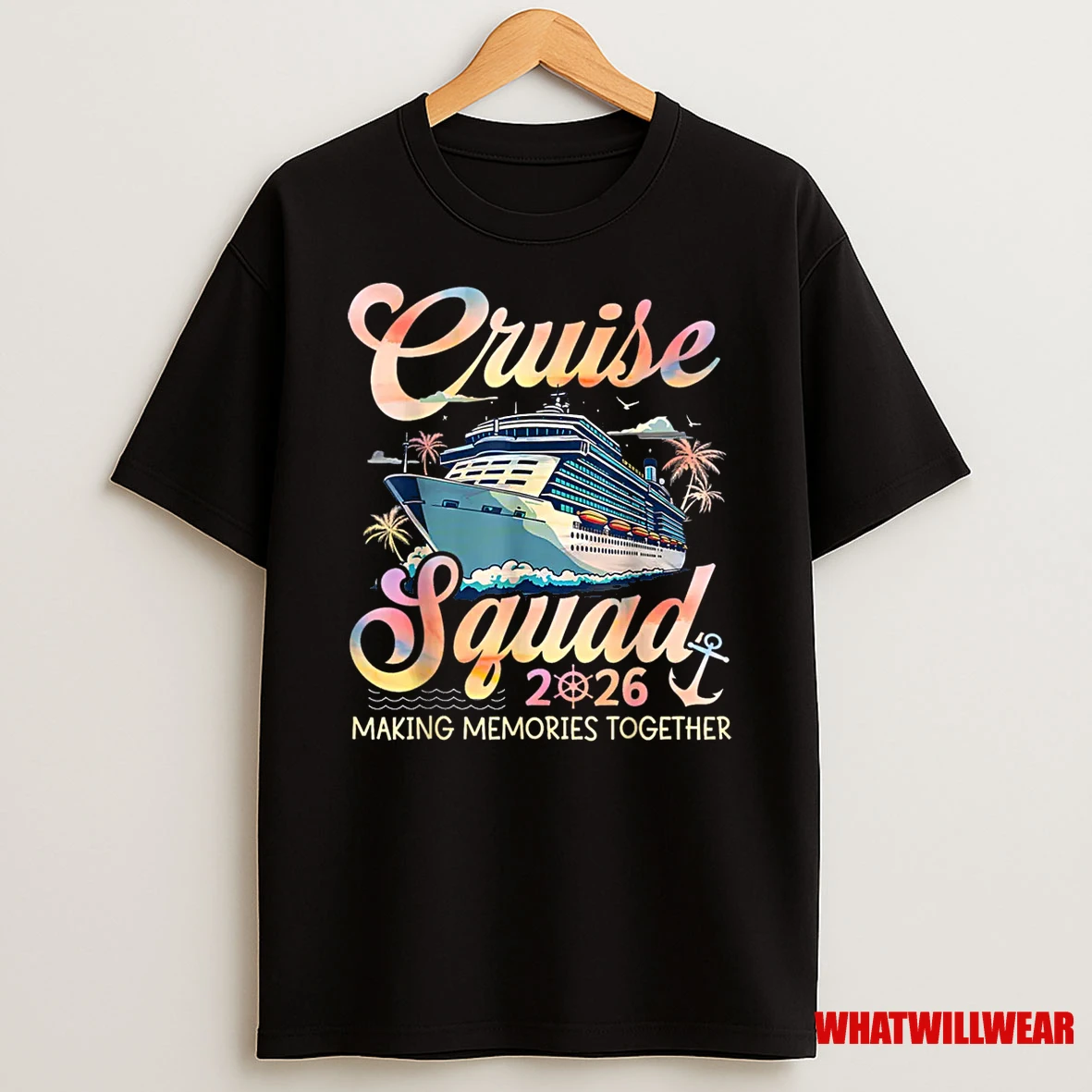Cruise Squad 2026 Family Group Matching Summer Vacation Shirts
