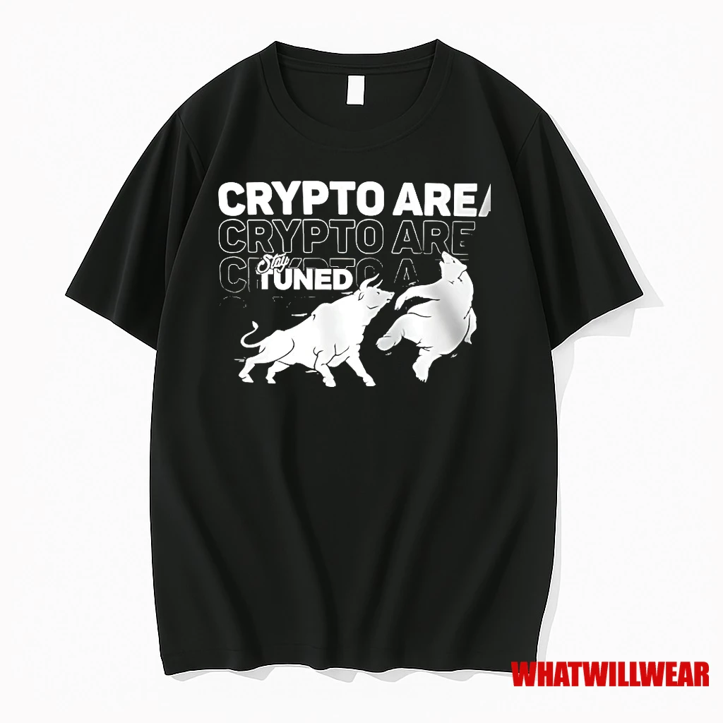 Crypto To Area Stay Tuned Shirts