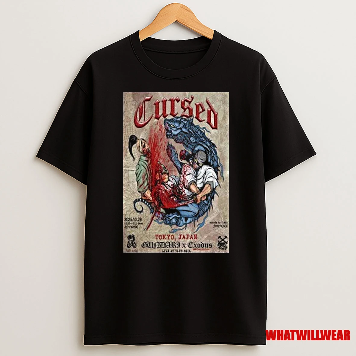 Cursed October 29 2025 Tokyo Japan Shirts