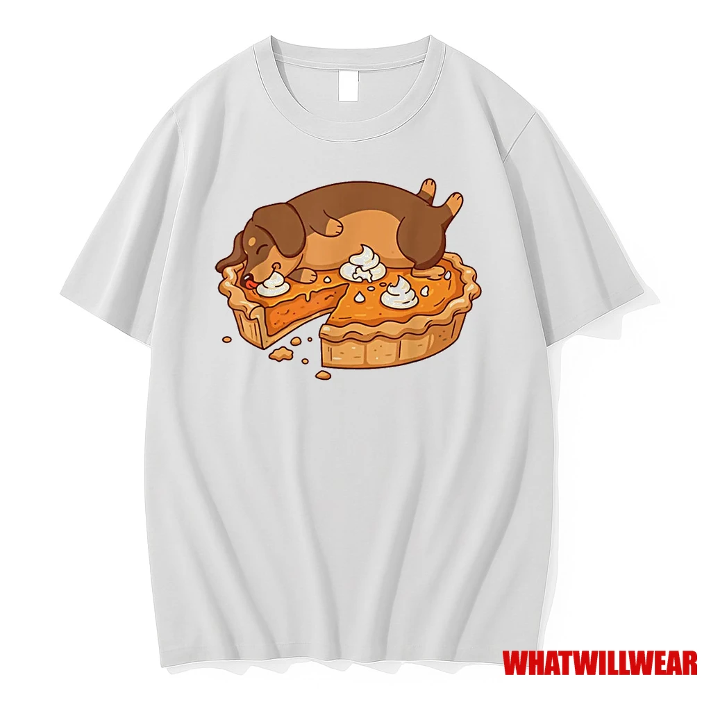 Cute Thanksgiving Dachshund Pumpkin Pie Autumn Shirts