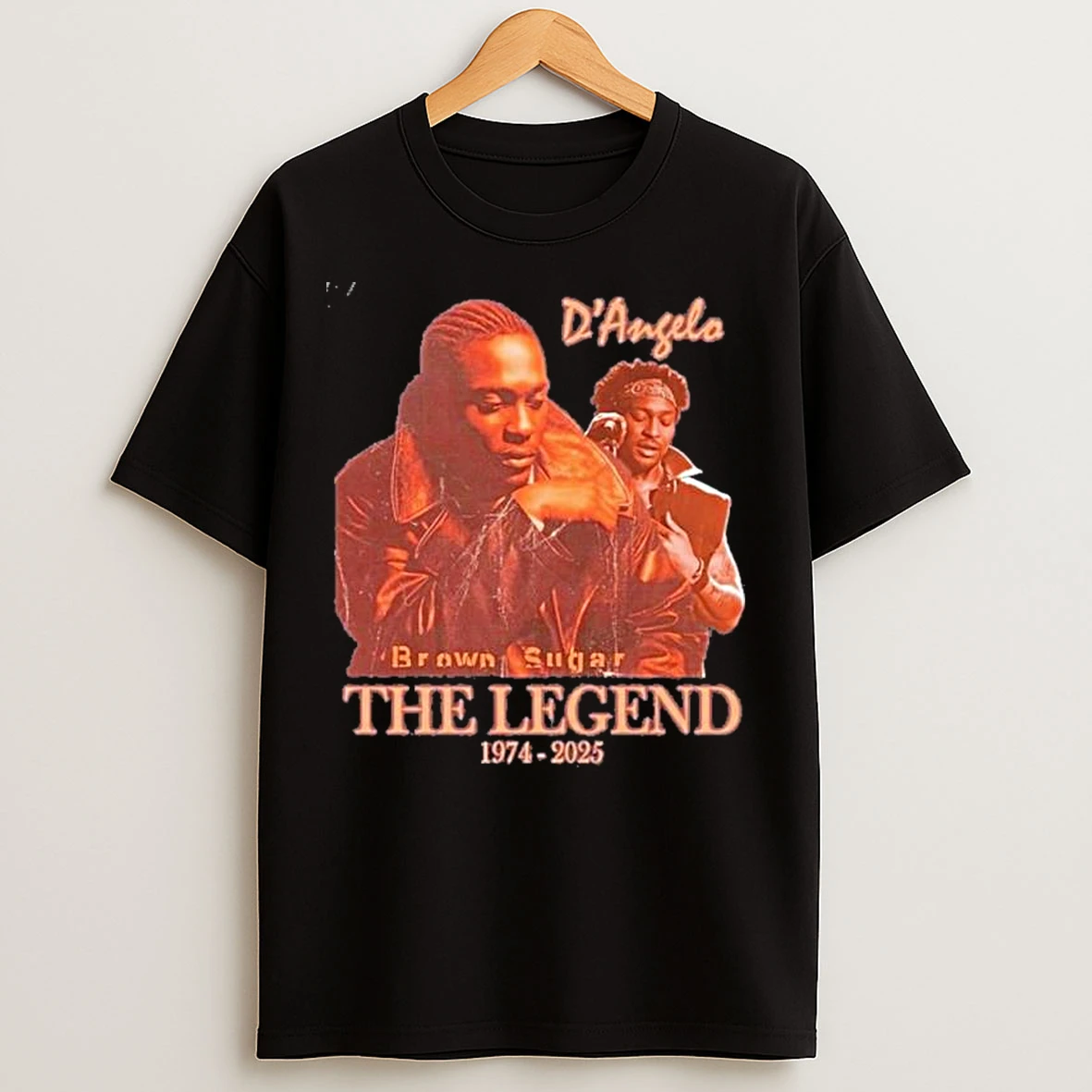 Dangelo The Legend Brown Sugar 1974 2025 T Shirts