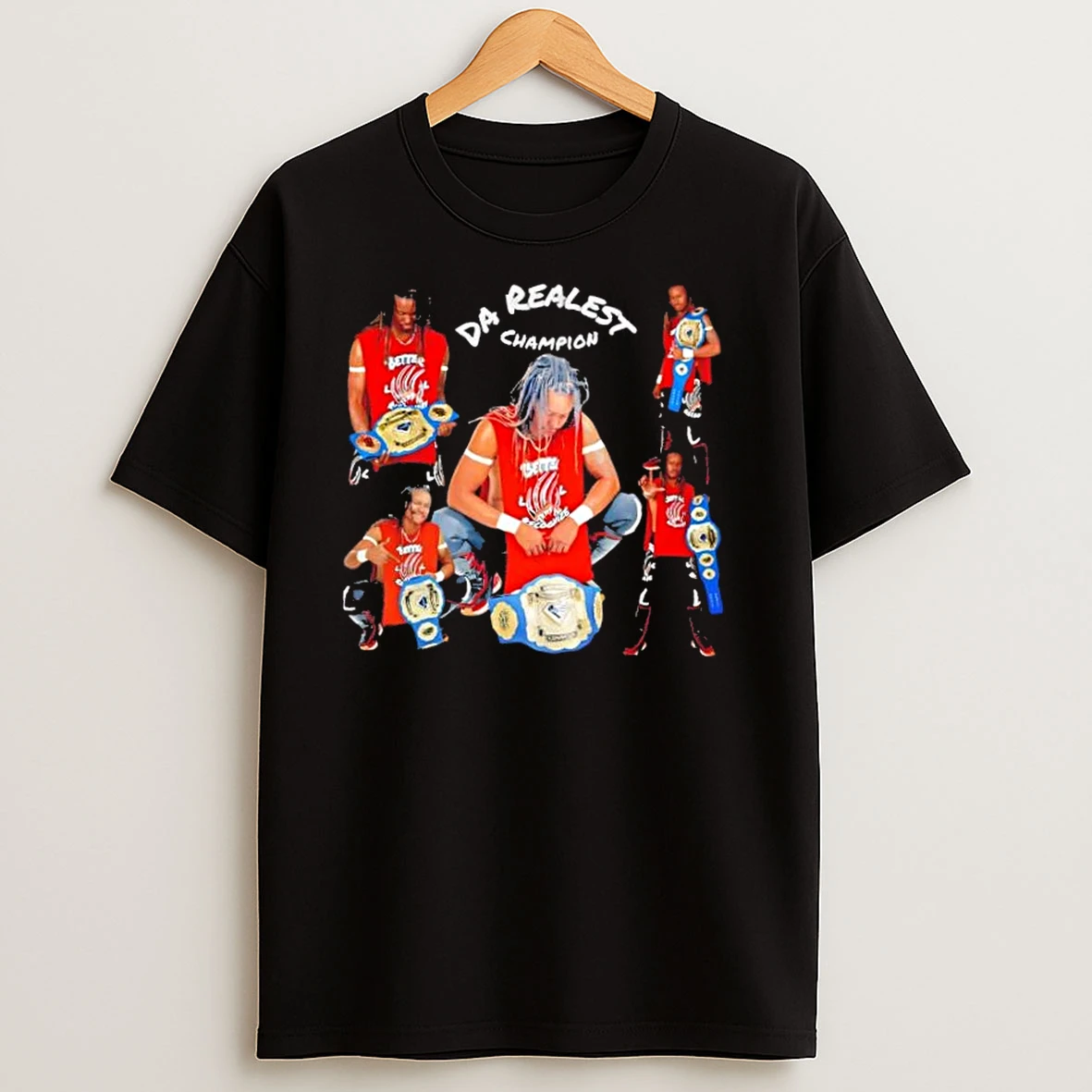 Da Realest Champion Graphic T Shirts