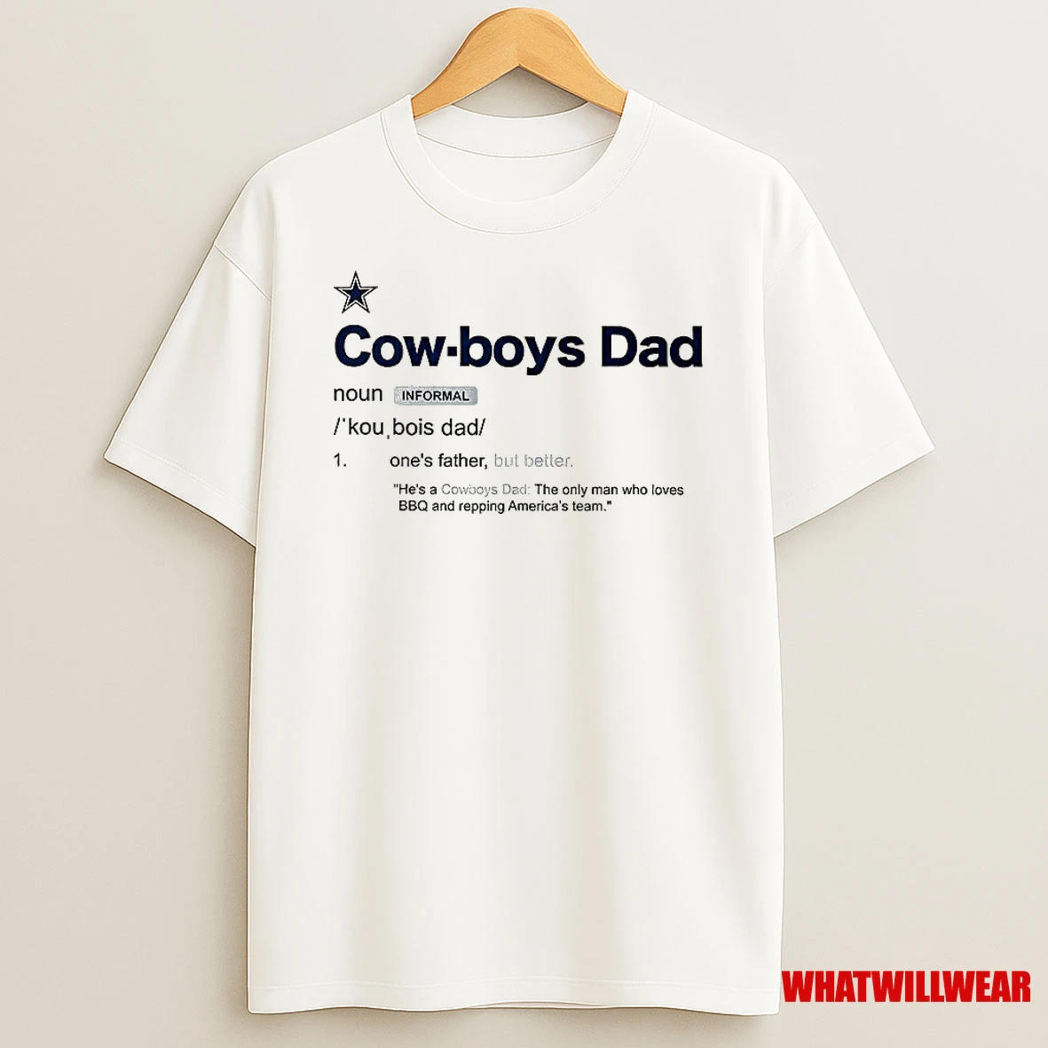 Dallas Cowboys Dad Definition Shirts
