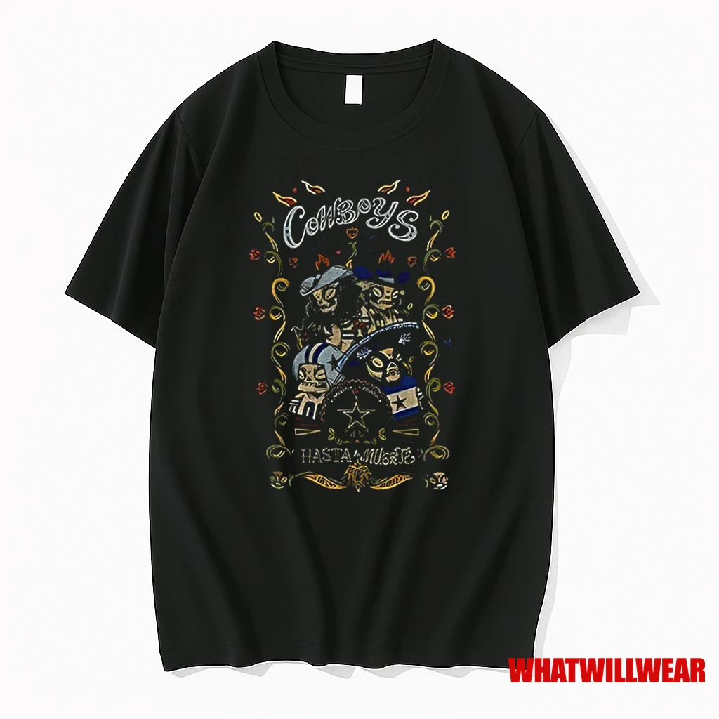 Dallas Cowboys Football Hasta La Muerte Halloween 2025 Shirts