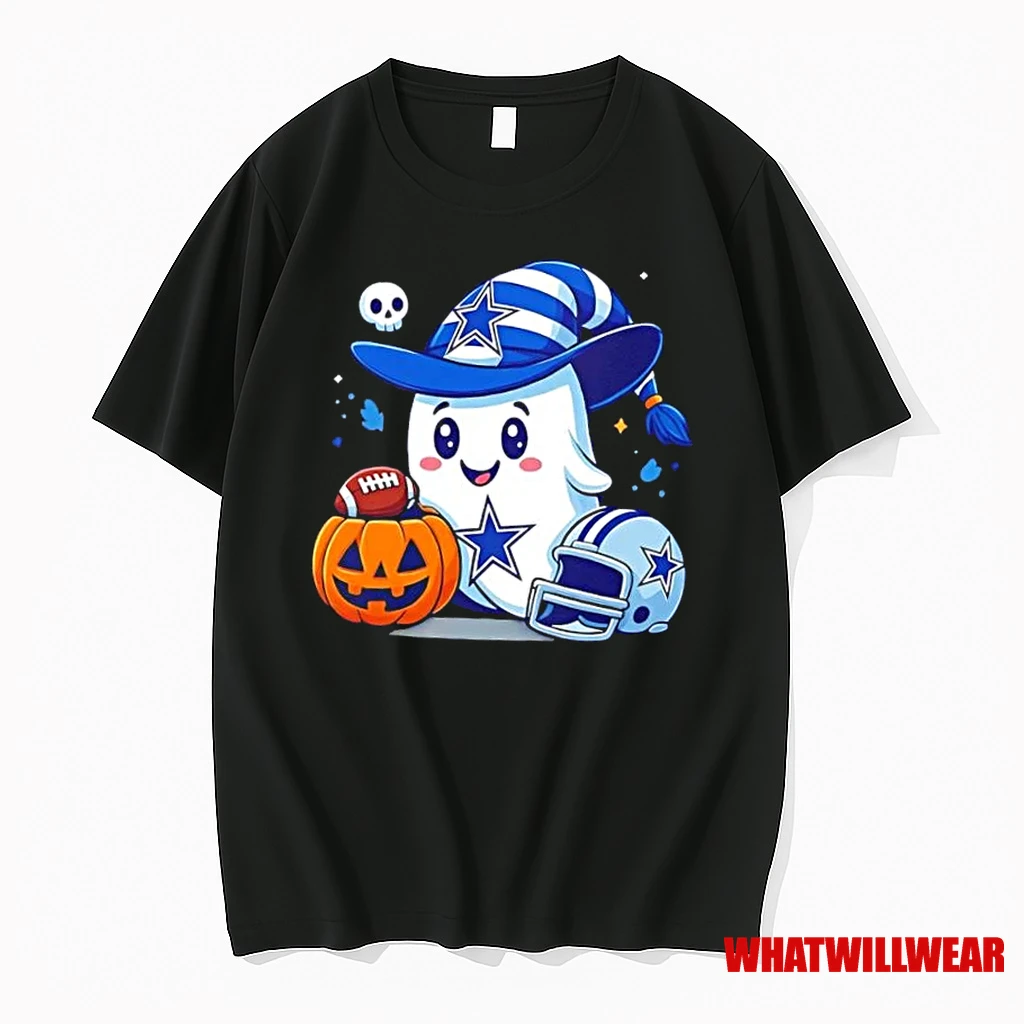 Dallas Cowboys X Boo Creepy Ghost Happy Halloween Shirts