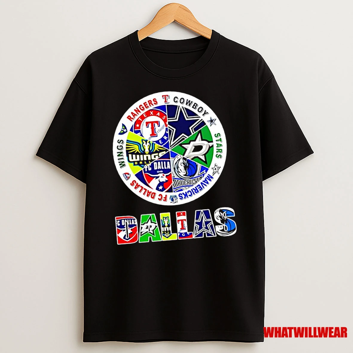Dallas Cowboys X Dallas Mavericks X Dallas Stars X Texas Rangers X Fc Dallas X Dallas Wings Shirts
