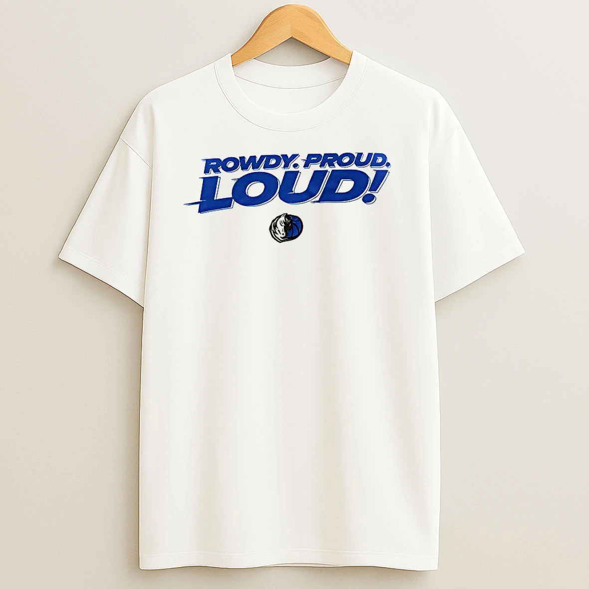 Dallas Mavericks Rowdy Proud Loud 2025 T Shirts