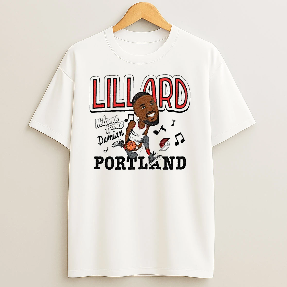 Damian Lillard Nba Portland Trail Blazers Welcome Home Ornaments T Shirts