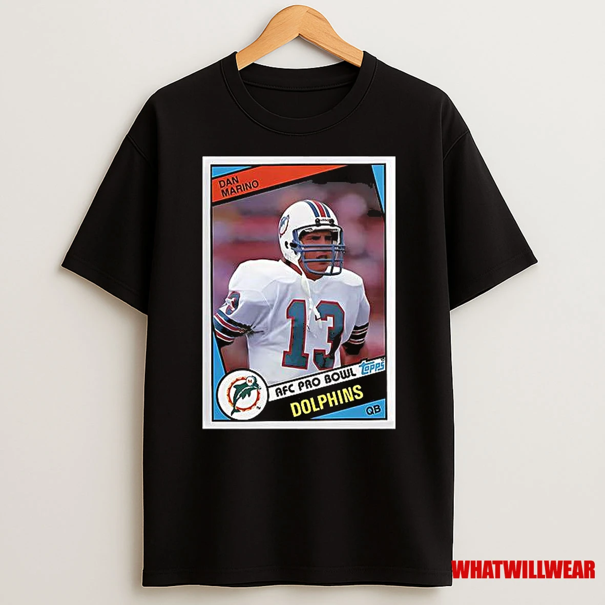 Dan Marino Miami Dolphins Trading Card Afc Pro Bowl Shirts