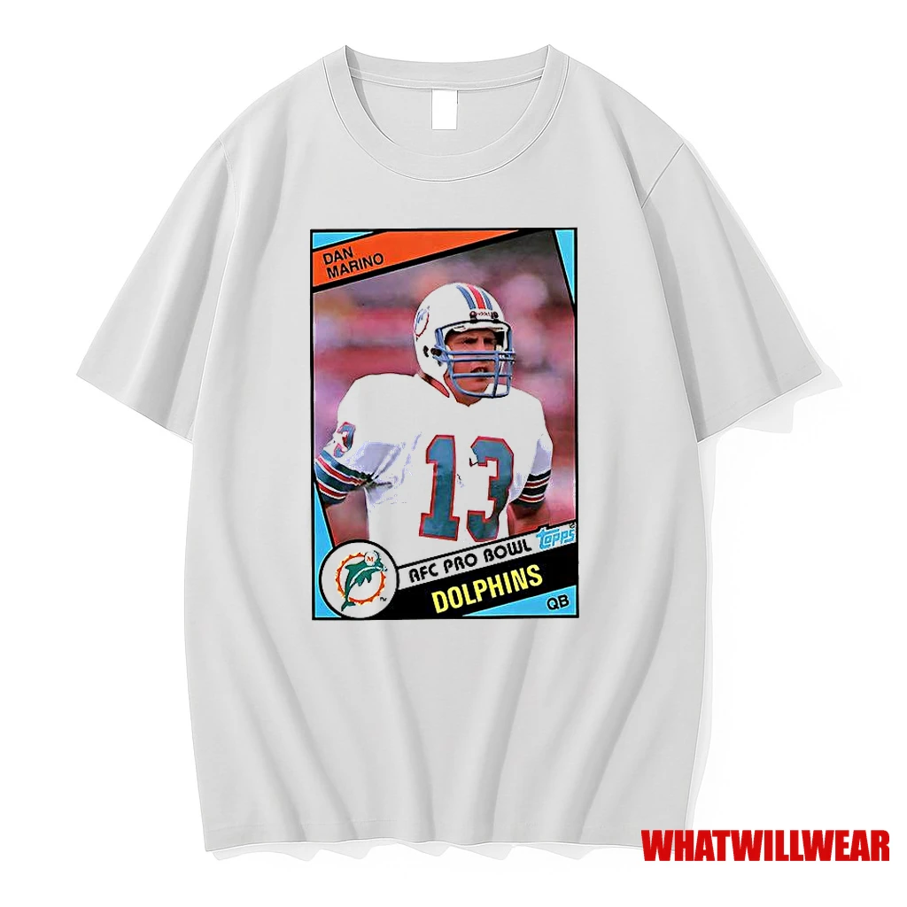 Dan Marino Miami Dolphins Football Afc Pro Bowl Trading Card Shirts