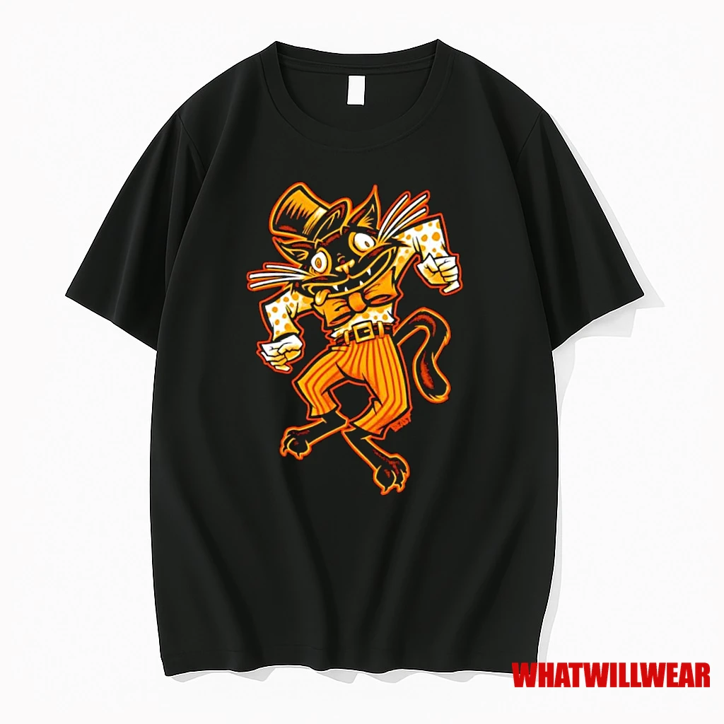 Dancing Cat Creep Beastwreck Halloween Monster Shirts