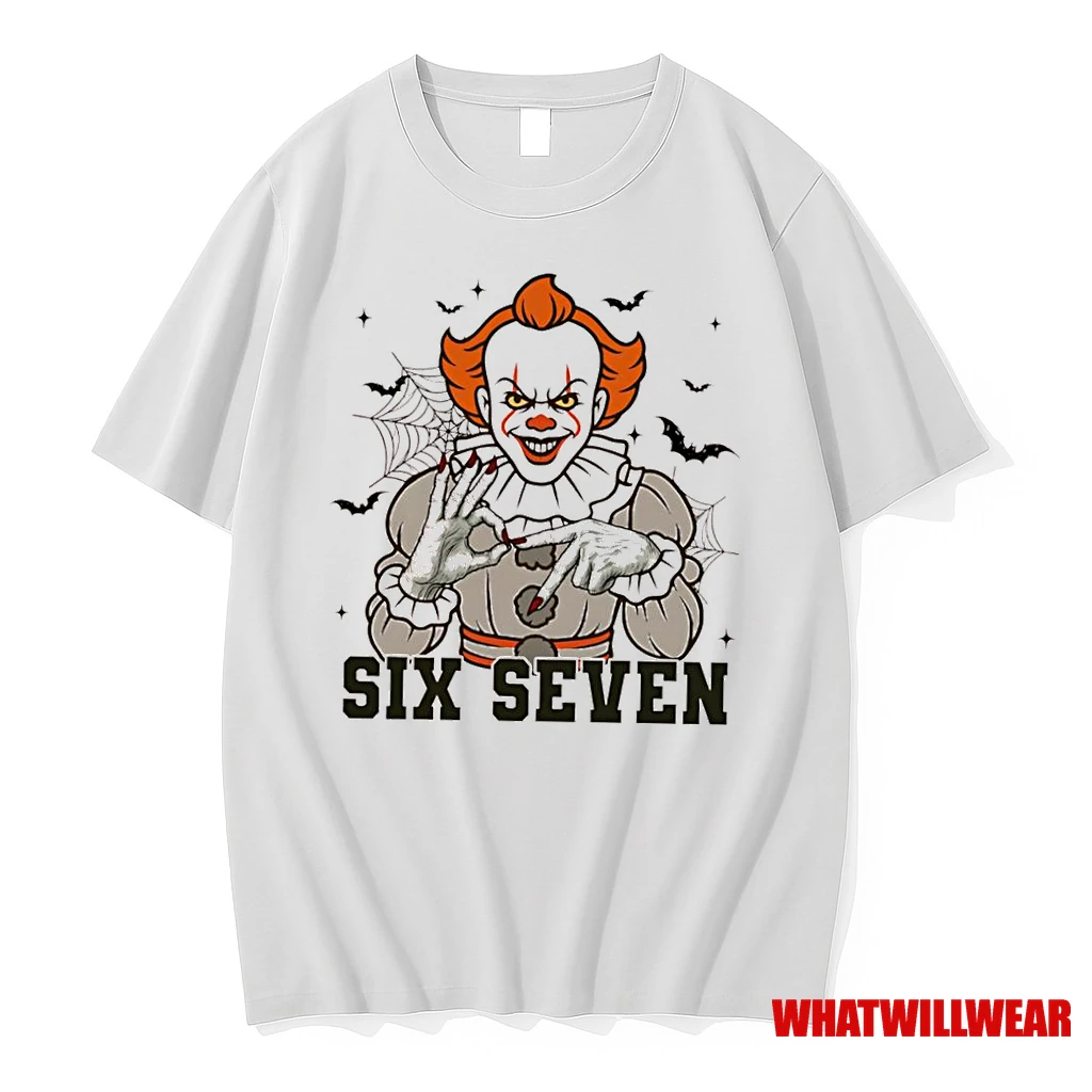 Dancing Clown Six Seven Spooky Halloween Shirts
