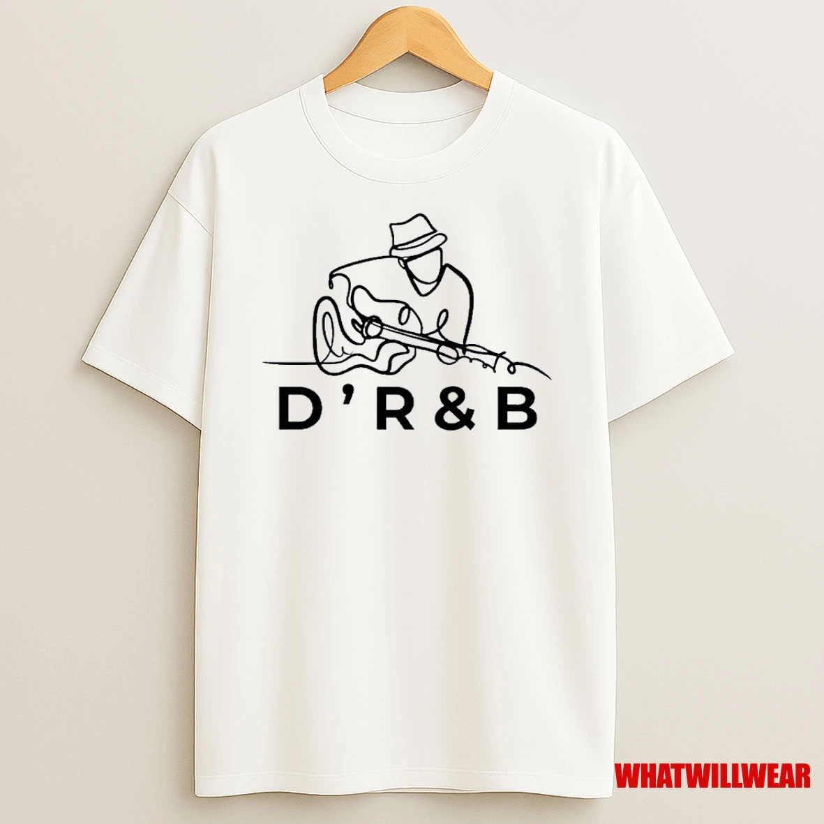 Dangelo Drb Line Art Music Shirts