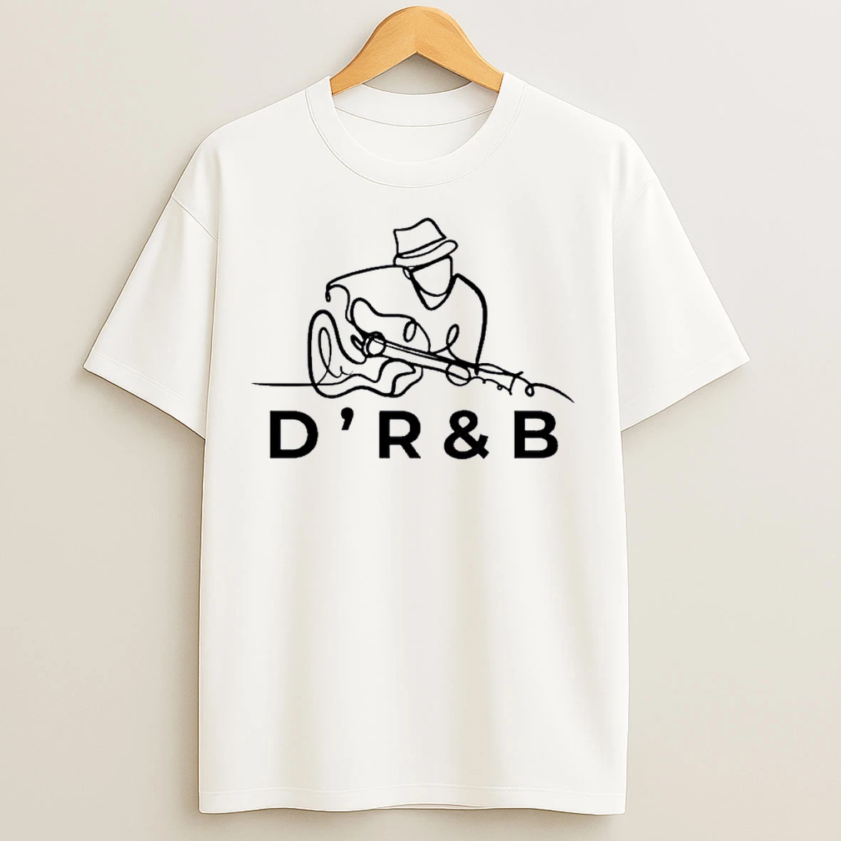 Dangelo Drb Line Art Music T Shirts