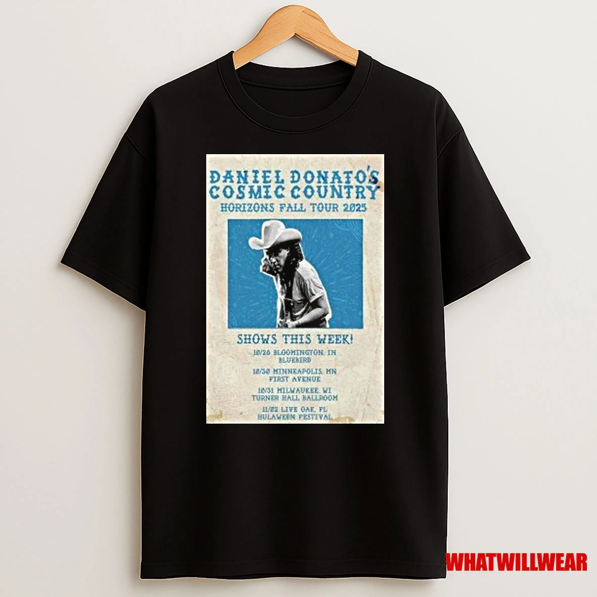 Daniel Donatos Cosmic Country Horizons Fall Tour 2025 Shirts