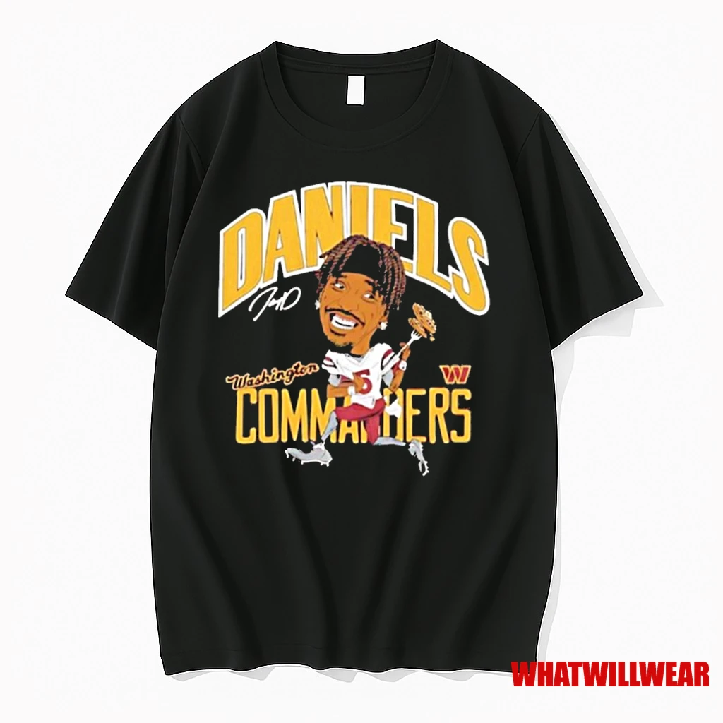 Daniels Waffles Caricature Washington Commanders Shirts