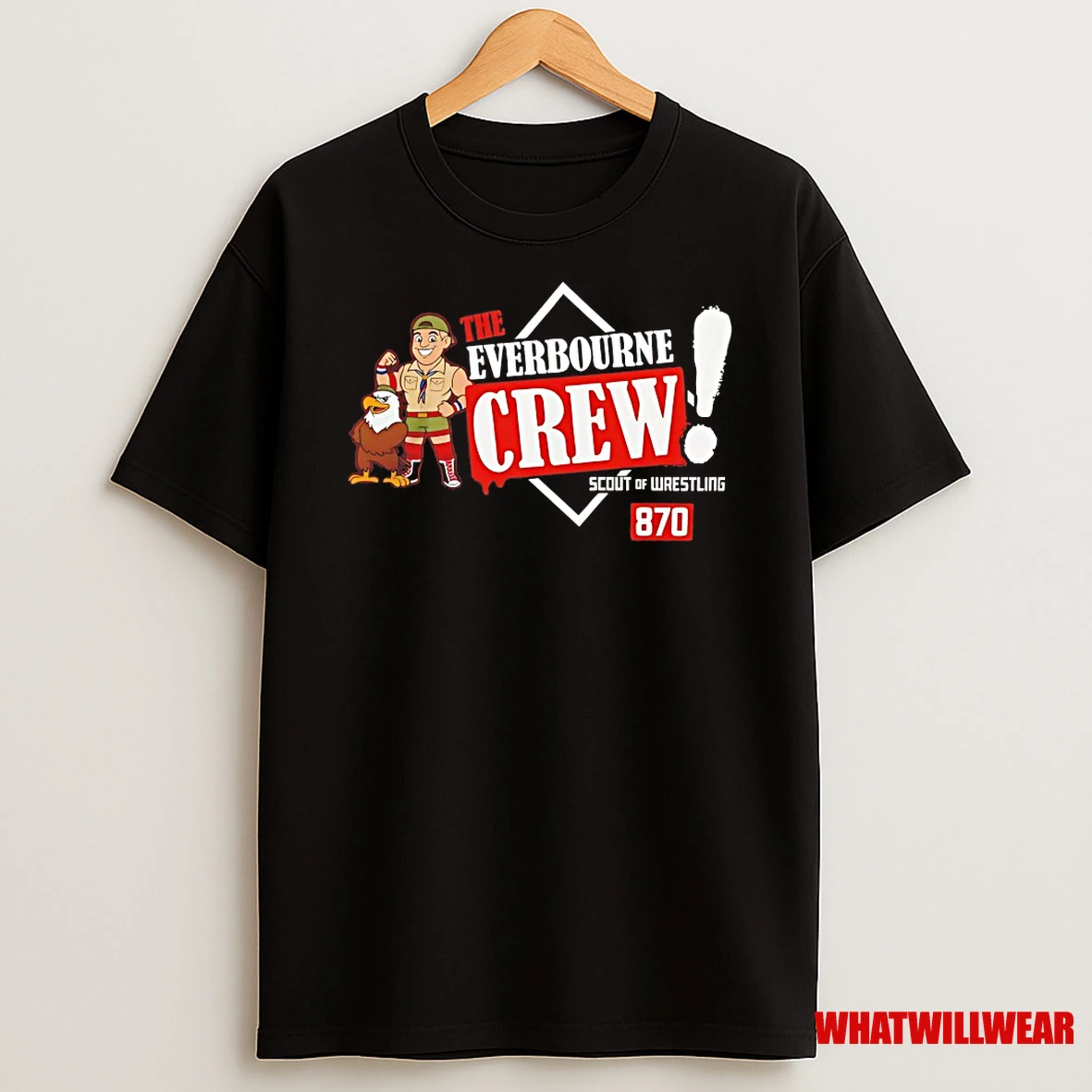 Danny Everbourne The Everbourne Crew Scout Of Wrestling Shirts