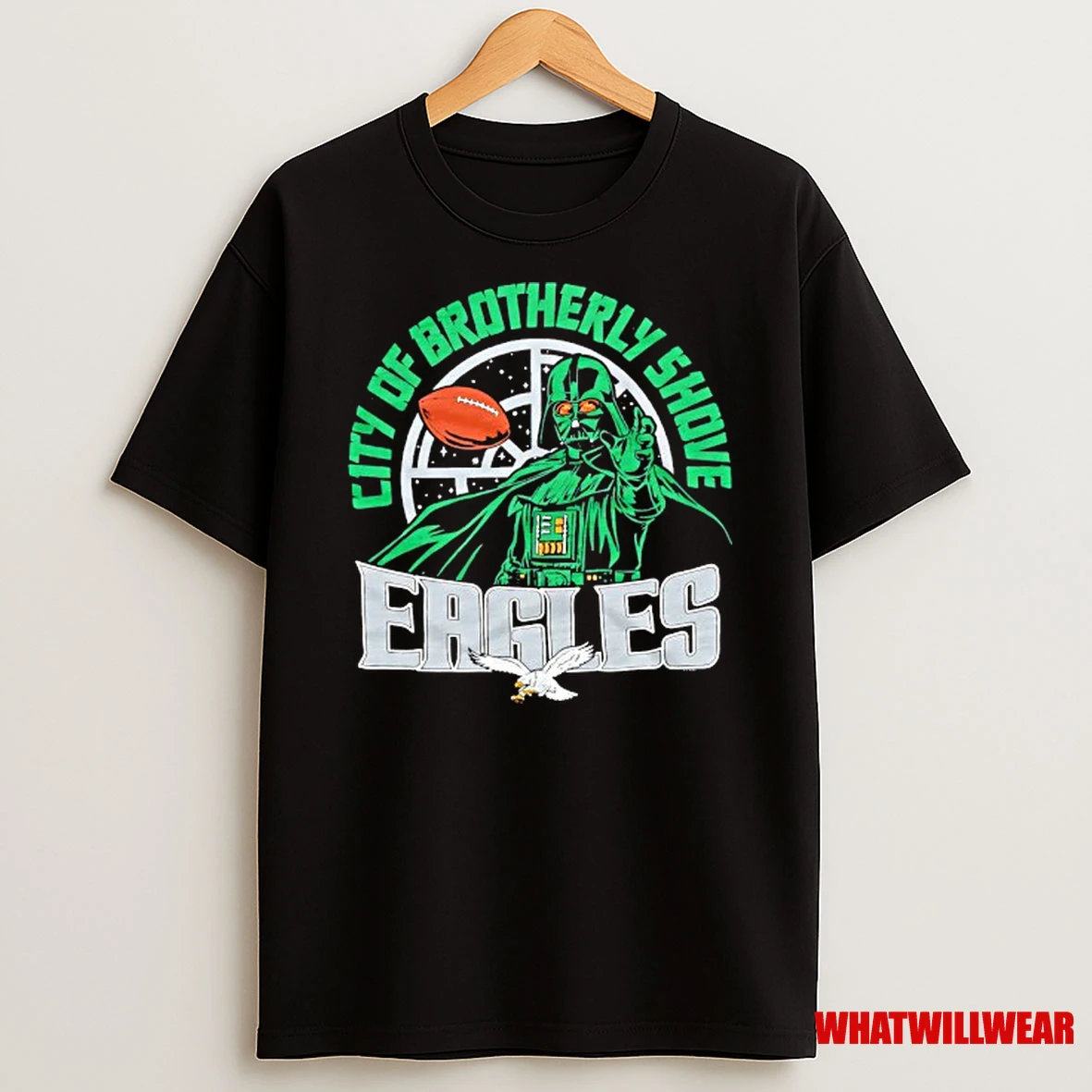 Darht Vander X Philadelphia Eagles Football City Of Brotherly Shove Shirts