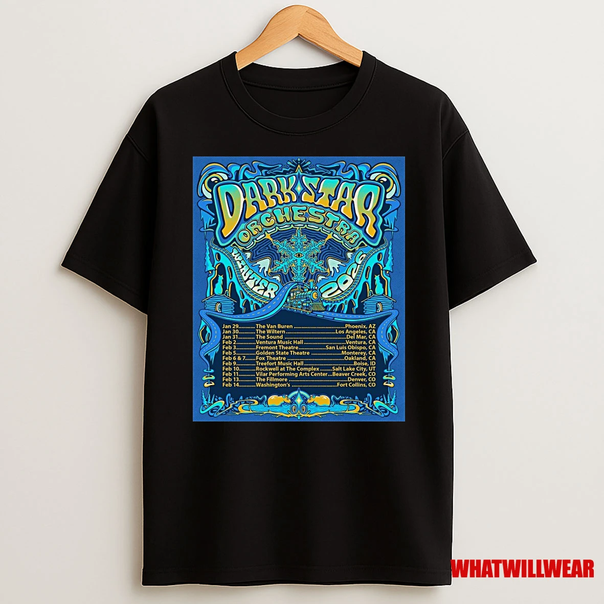 Dark Star Orchestra Welcome Winter Tour 2026 1 29 Phoenix Az 1 30 Los Angeles Ca Shirts