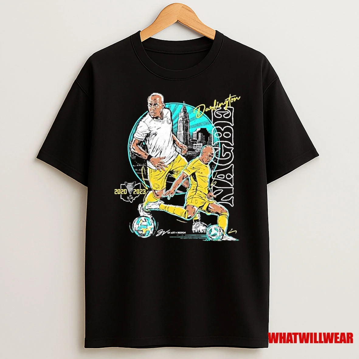 Darlington Nagbe Columbus Crew 2020 2023 Signature Shirts