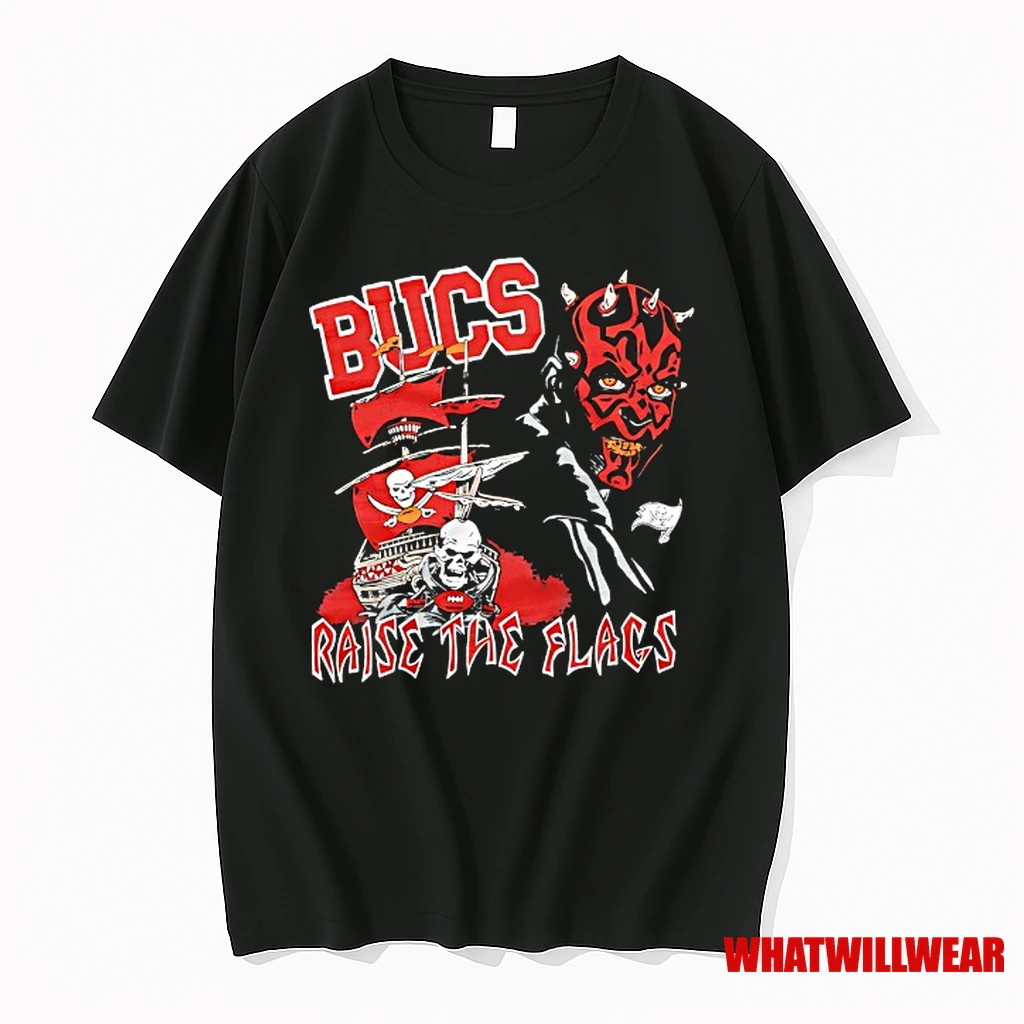 Darth Maul X Tampa Bay Buccaneers Football Raise The Flags Shirts