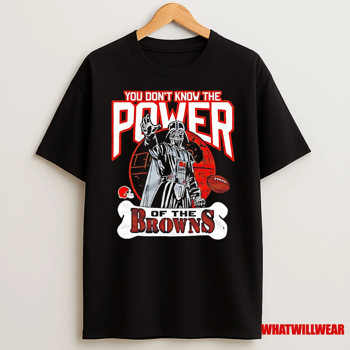 Darth Vader Star Wars X Cleveland Browns You Dont Know The Power Shirts