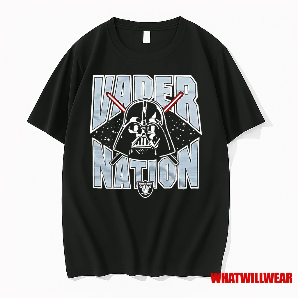 Darth Vader Star Wars X Las Vegas Raiders Vader Nation Shirts