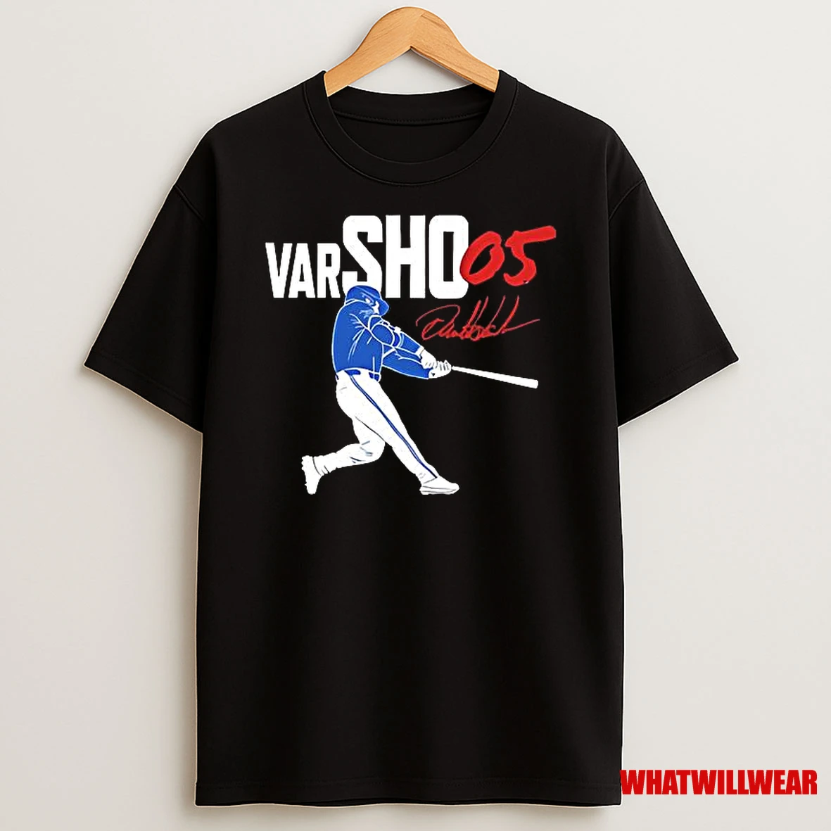 Daulton Varsho 05 Toronto Blue Jays Signature Shirts