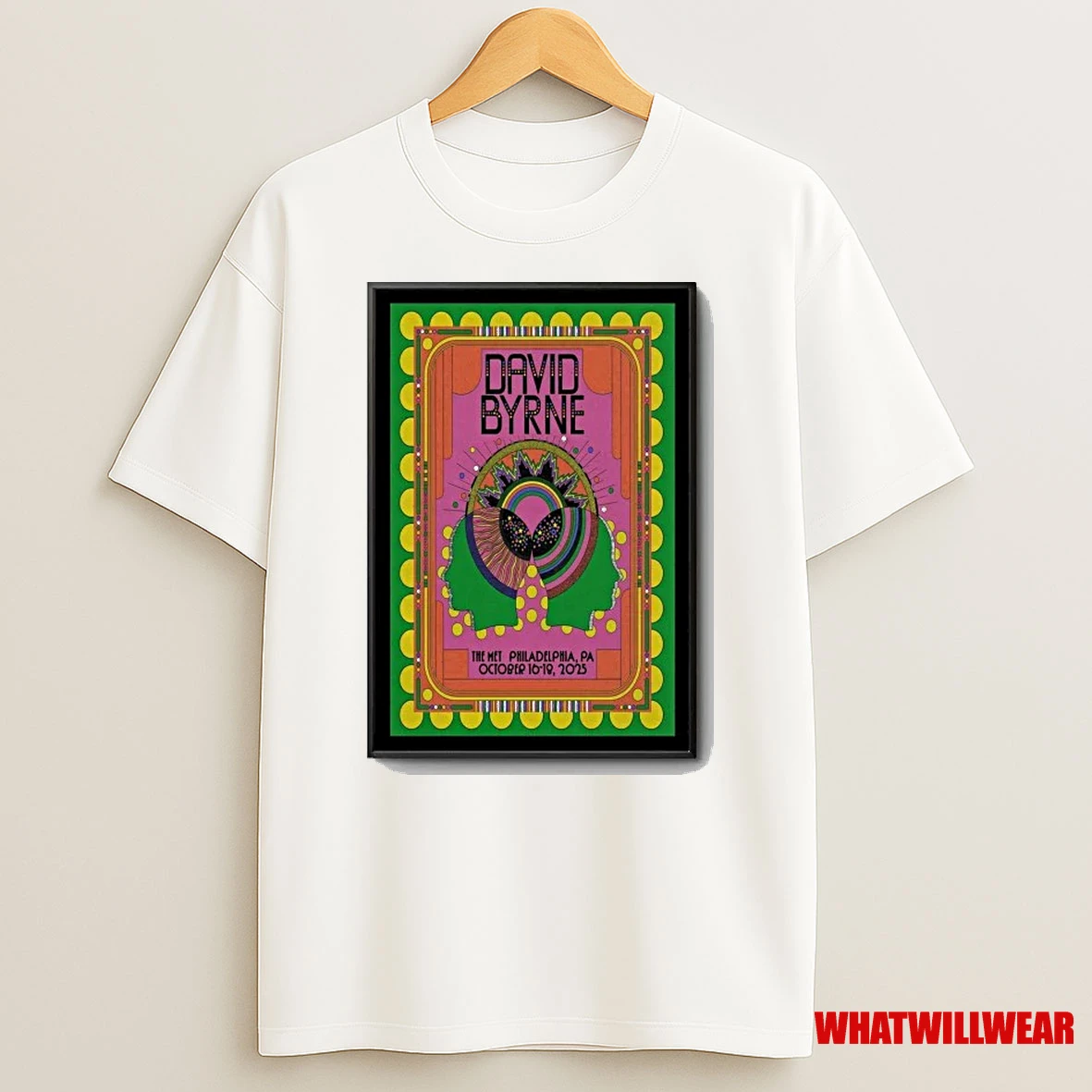 David Byrne Concert Philadelphia Pa 10 17 2025 Shirts