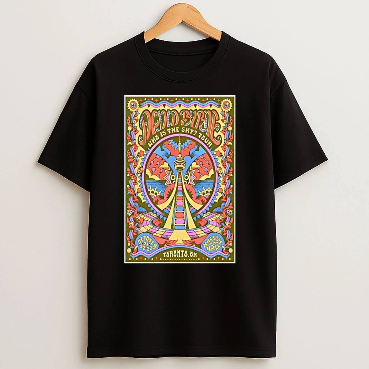 David Byrne Massey Hall Toronto On 2025 T Shirts
