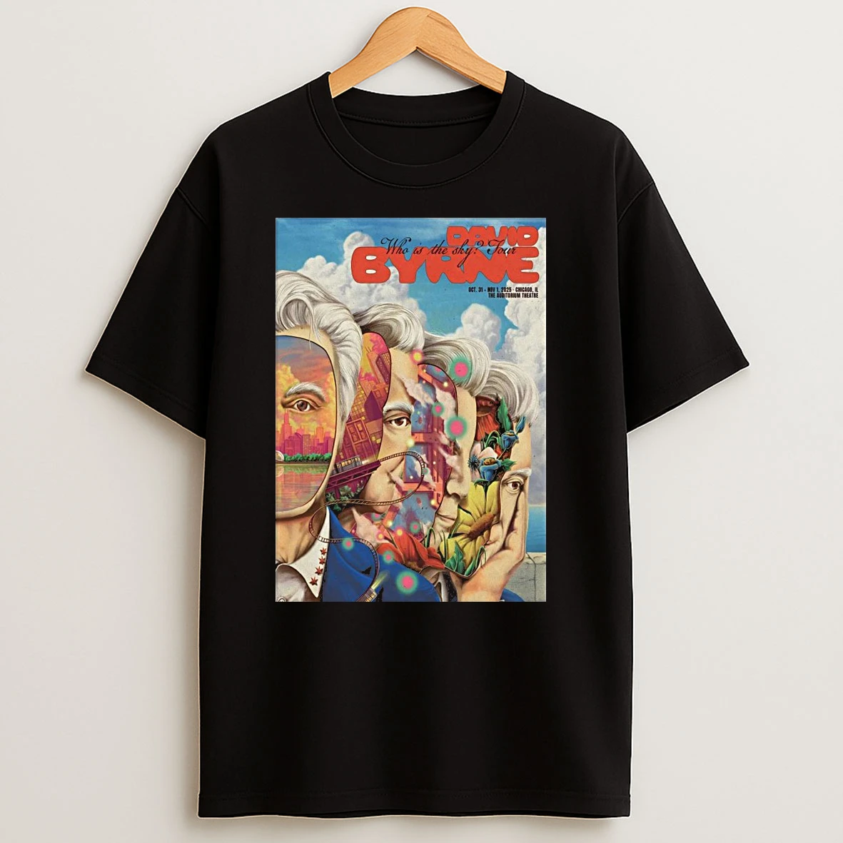 David Byrne Tour Chicago On October 31 Nov 1 2025 T Shirts