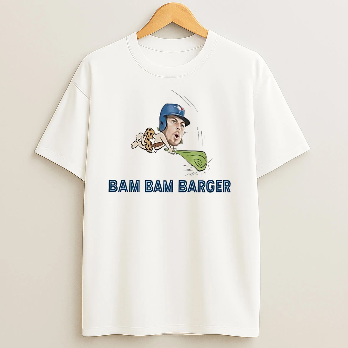 Davis Rocking A Bam Bam Barger Blue Jays T Shirts