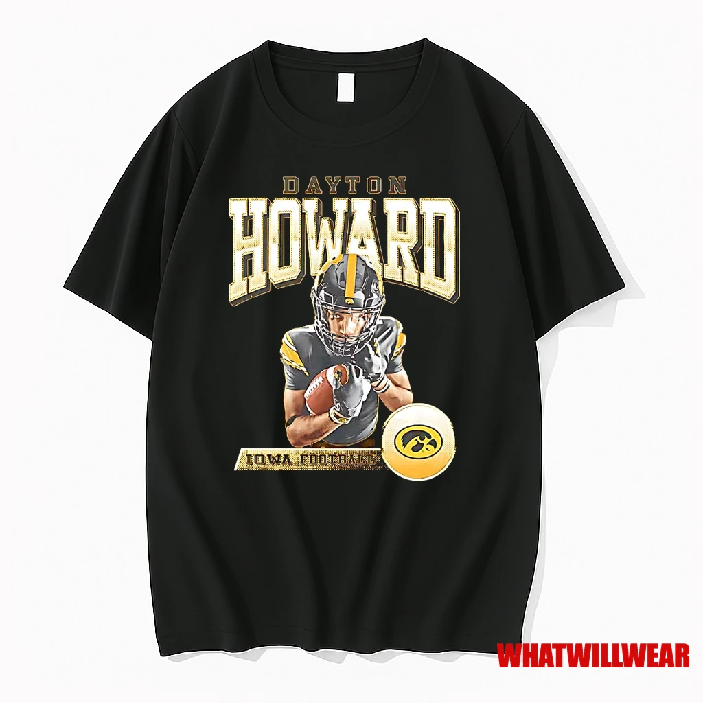 Dayton Howard Illustrated Iowa Hawkeyes Shirts