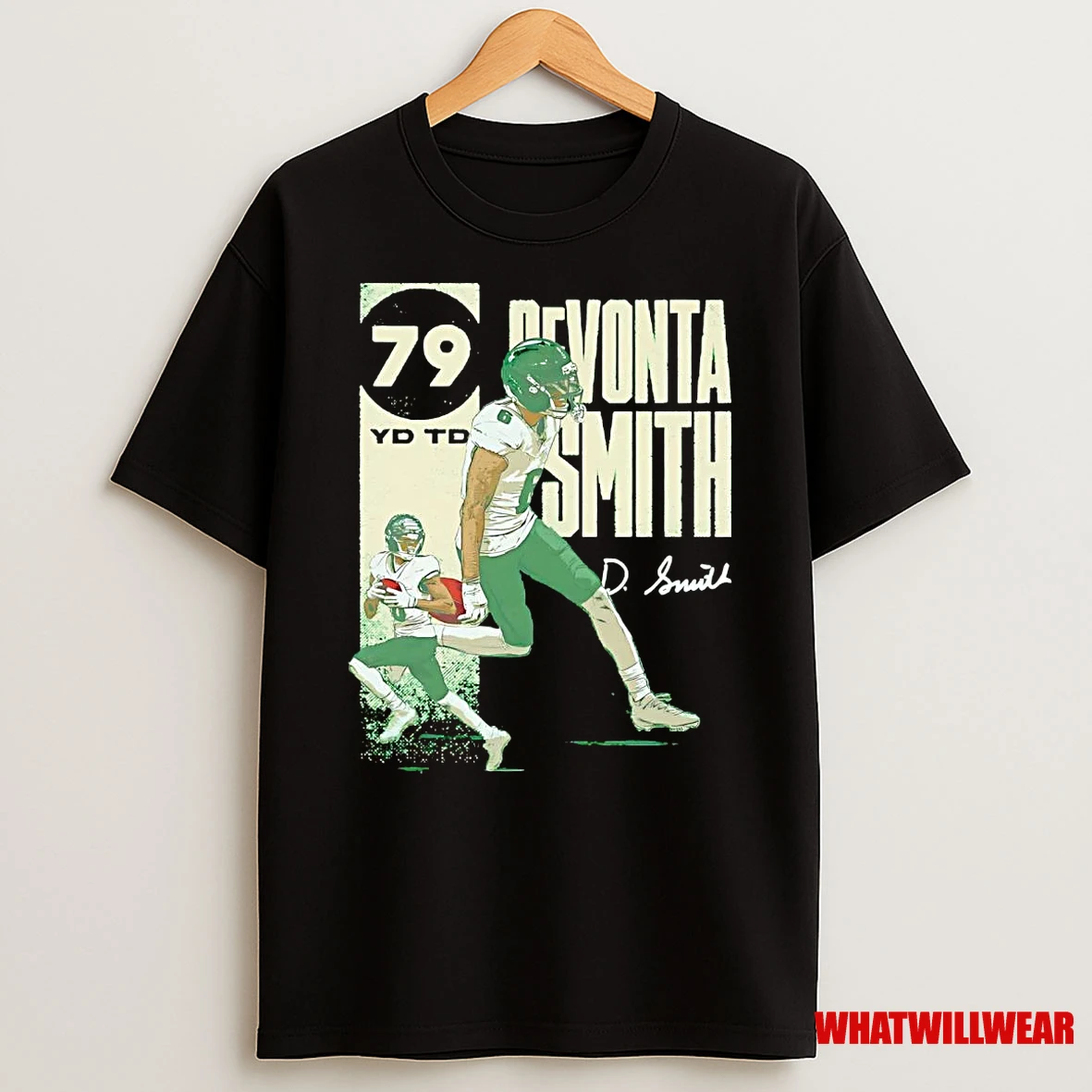 Devonta Smith 79 Yard Touchdown Philadelphia Eagles Celebration Shirts