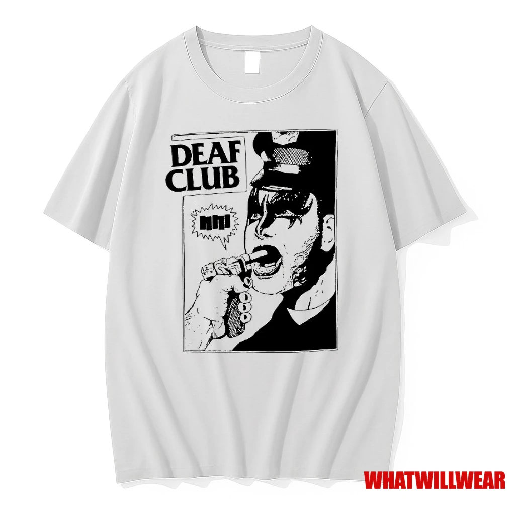 Deaf Club Police Story Black Flag Shirts