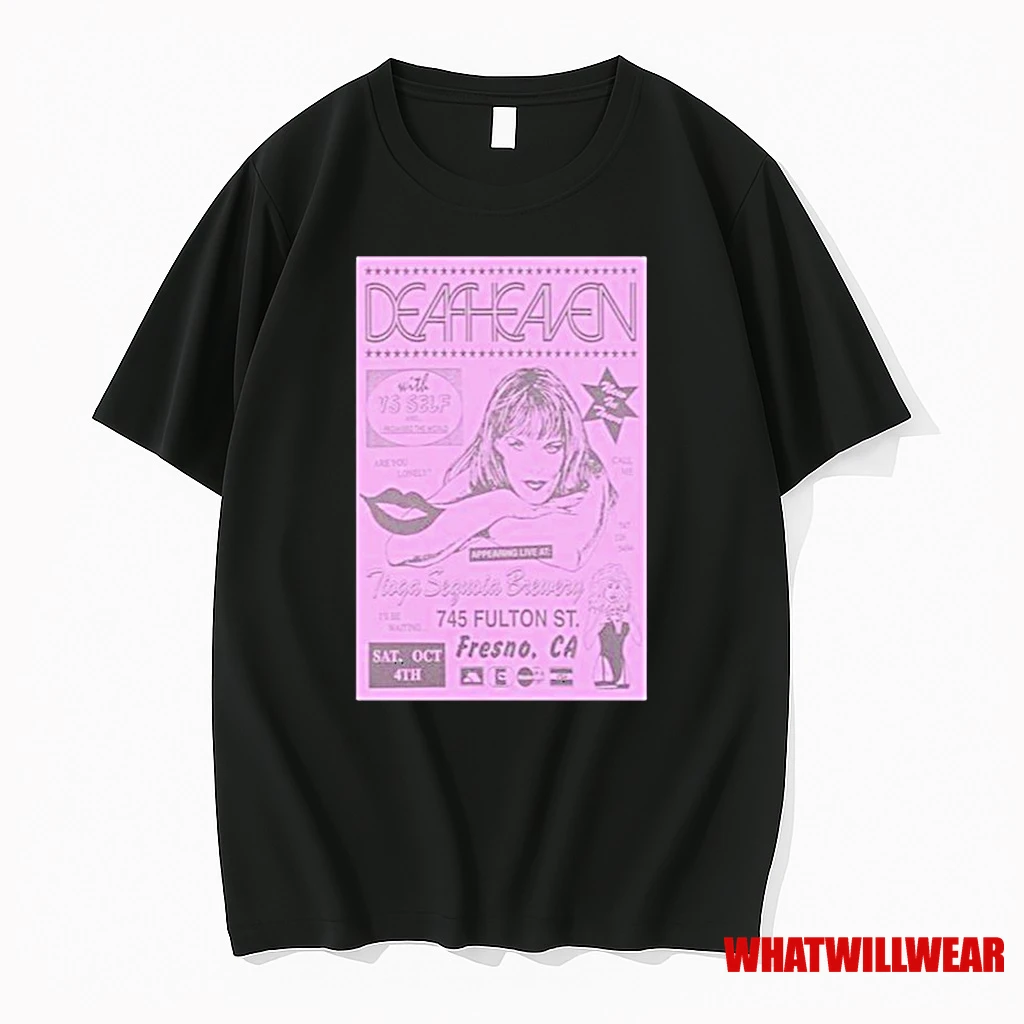 Deafheaven Fresno Ca October 4 2025 Shirts
