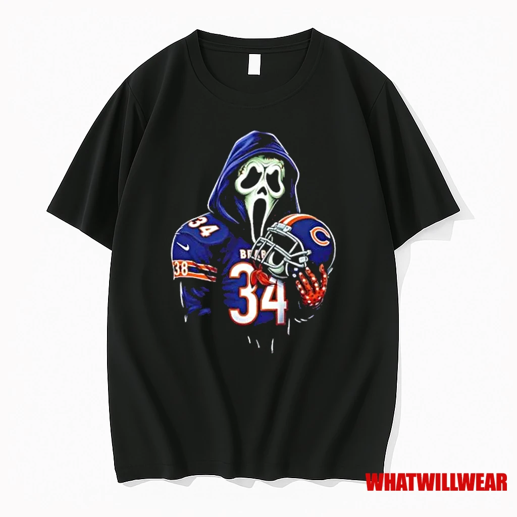 Death Skeleton Chicago Bears Football Shirts