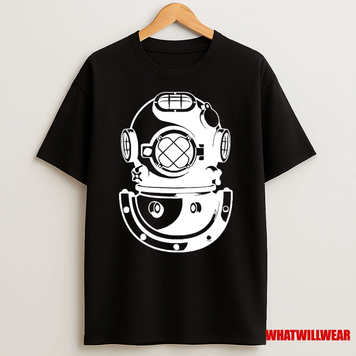 Deep Sea Diver Helmet Vinyl Shirts