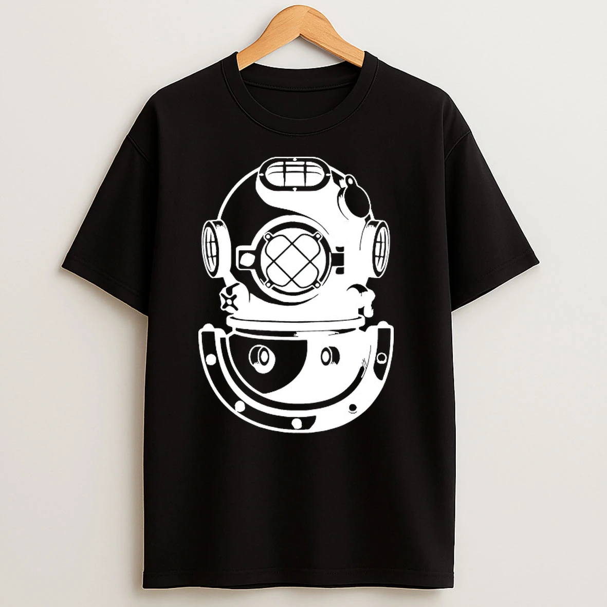 Deep Sea Diver Helmet Vinyl T Shirts