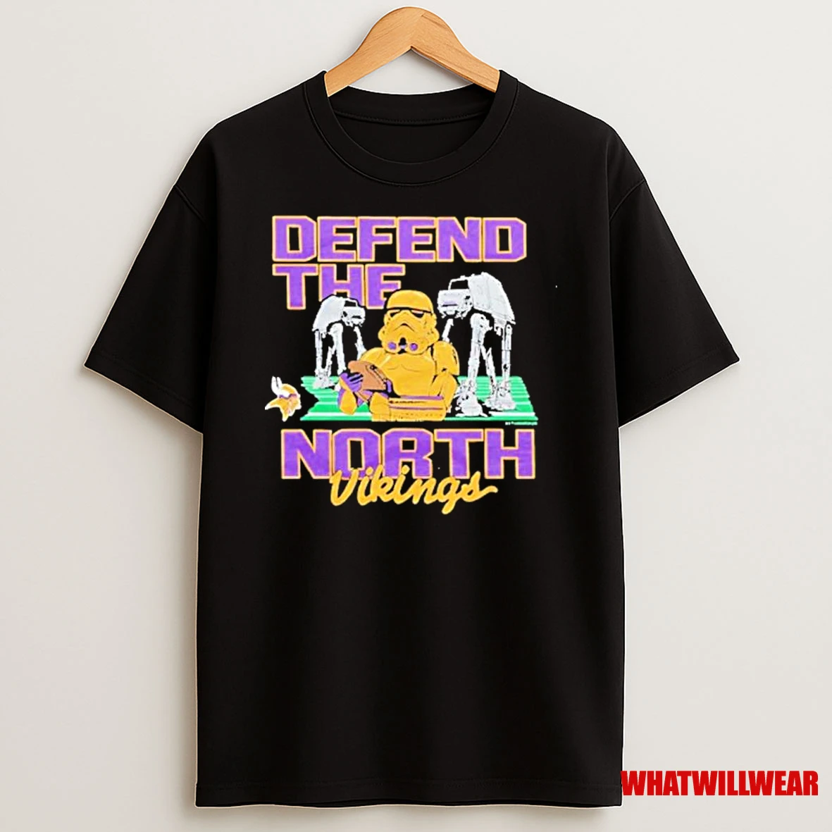Defend The North Star Wars X Minnesota Vikings Shirts